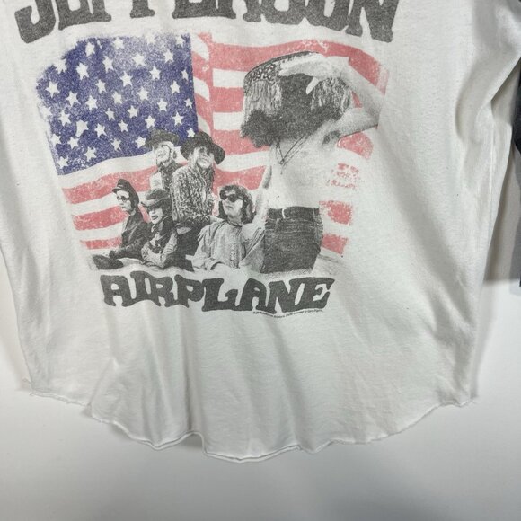 Junk Food Jefferson Airplance Ringer the Retro t-shirt Soft Fine Jersey Small - Picture 2 of 9
